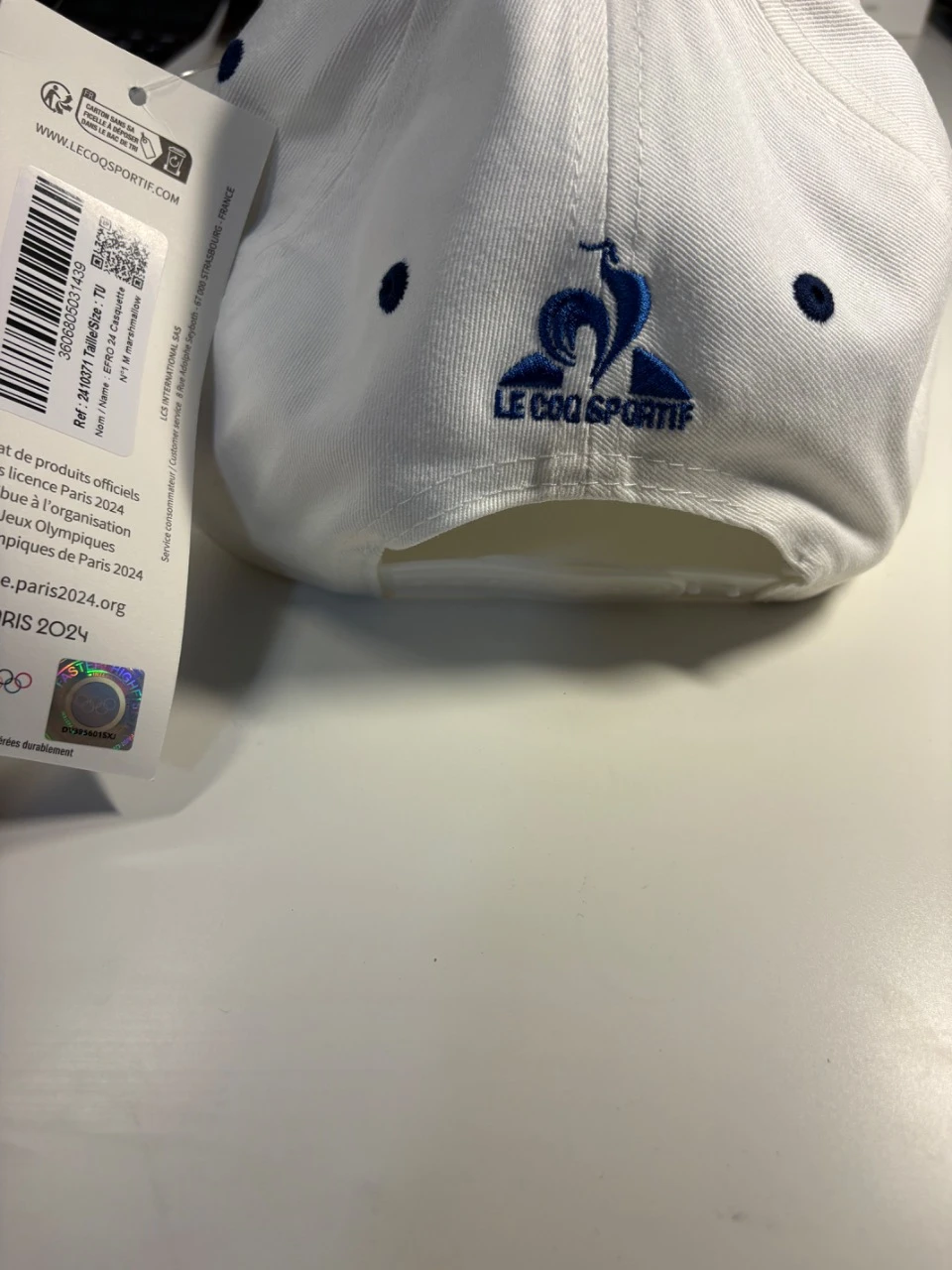 Pet Cap Frankrijk – Le Coq Sportif – JO Parijs – Nieuw met etiket – photo 3